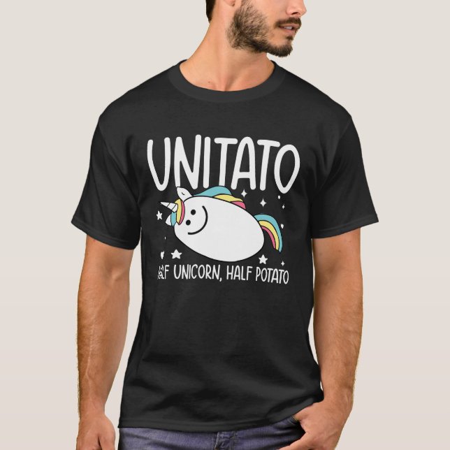 T-shirt Unitato demi-licorne demi-pomme de terre (Devant)