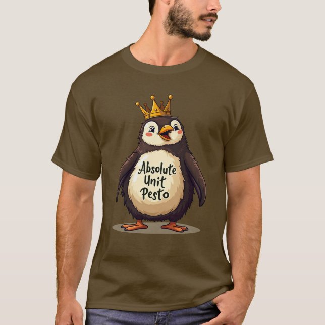T-shirt Unité absolue Pesto - Le roi Penguin (Devant)