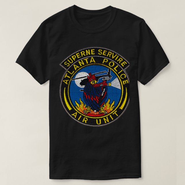 T-shirt Unité aérienne de la police d'Atlanta (Design devant)