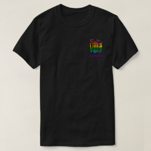 T-shirt Unité dans la diversité LGBT Gay pride arc-en-ciel