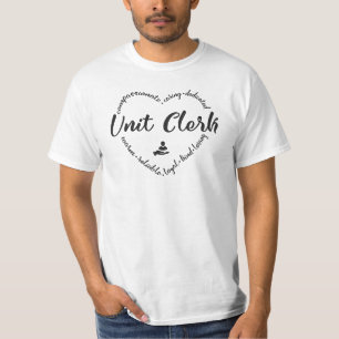 T-shirt Unité de commis Conception de vêtements personnali
