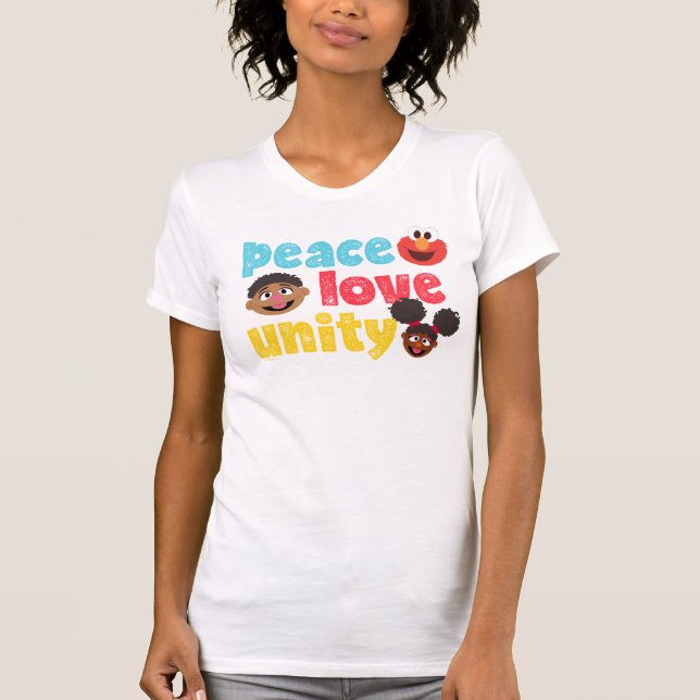 T-shirt Unité de l'amour pour la paix (Devant)
