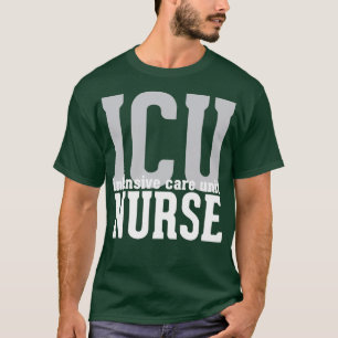 T-shirt Unité de soins intensifs de l'ICU Hôpital Urgence 