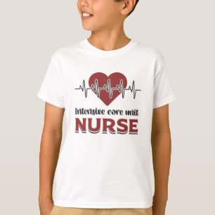 T-shirt Unité de soins intensifs Infirmière UIC Médecine d