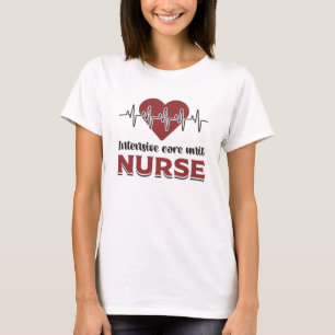 T-shirt Unité de soins intensifs Infirmière UIC Médecine d