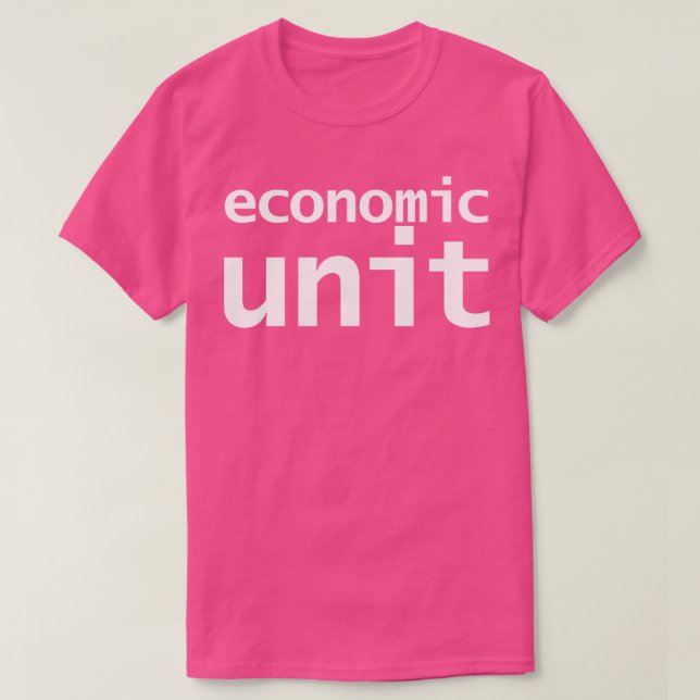 T-shirt Unité économique (Design devant)