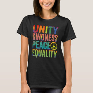 T-shirt Unité gentillesse symbole de paix égalité diversit