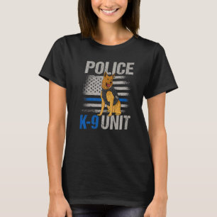 T-shirt Unité K9 de police pour un gestionnaire K9