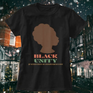 T-shirt Unité noire : Juneteenth est mon jour de l'indépen