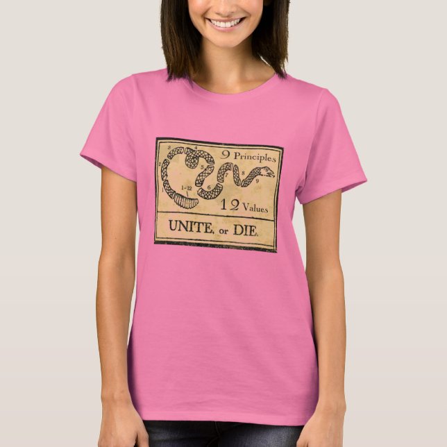 T-shirt Unite or Die Shirt (Devant)