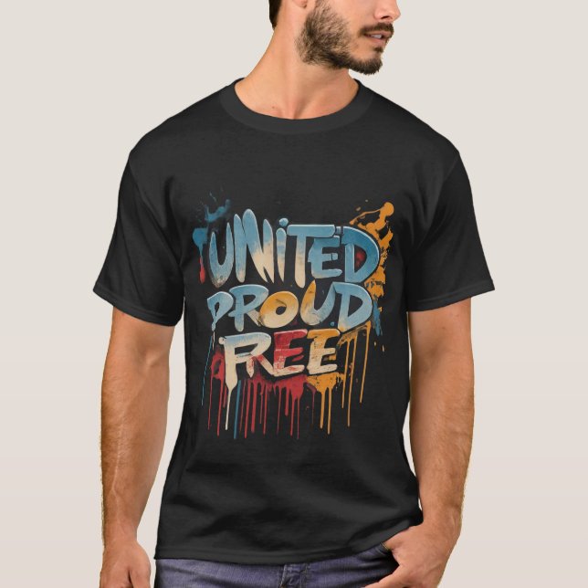 T-shirt United Fiers Free (Devant)