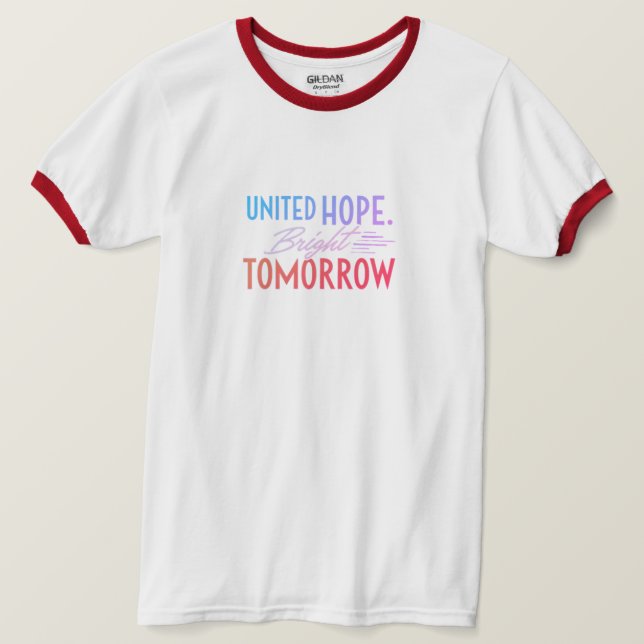 T-shirt United Hope Bright Demain (Design devant)