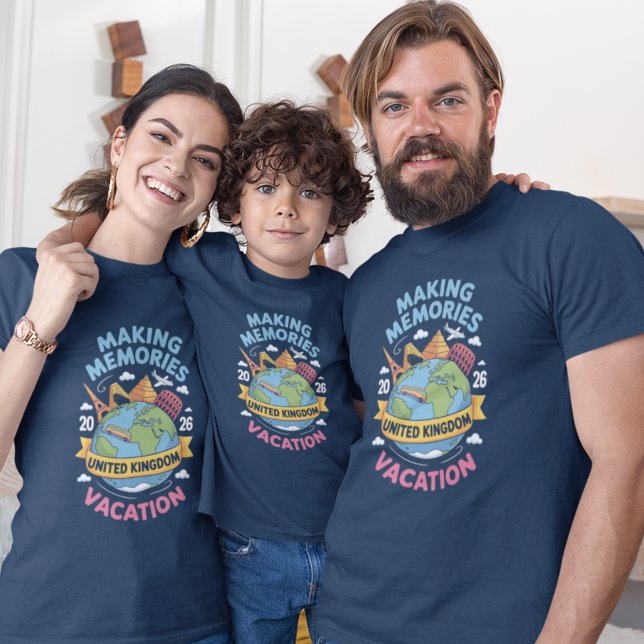 T-shirt United Kingdom Group Matching Vacation Memory  (Créateur téléchargé)