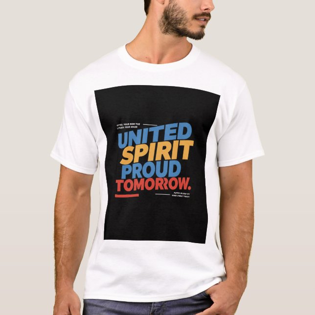 T-shirt United Spirit Fière Demain (Devant)