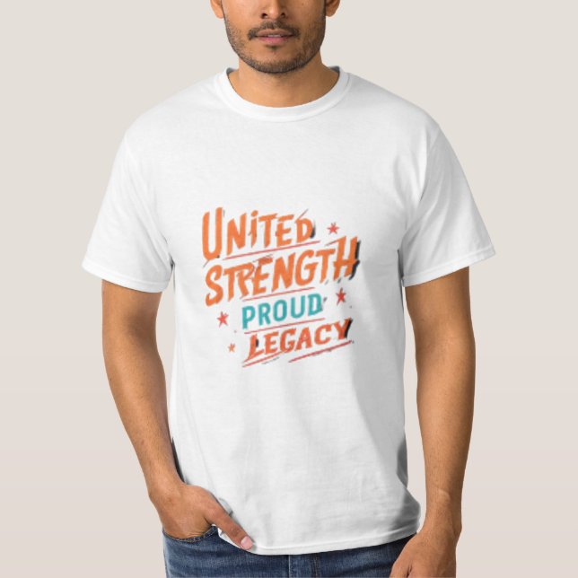 T-shirt United Strength Fiers Legacy (Devant)