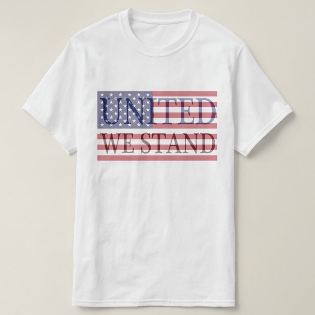 T-shirt United We Stand America (Design devant)