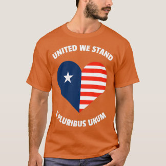 T-shirt United We Stand E Pluribus Unum