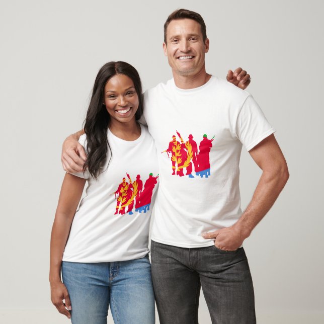 T-shirt Unités militaires érythréennes (Unisexe)