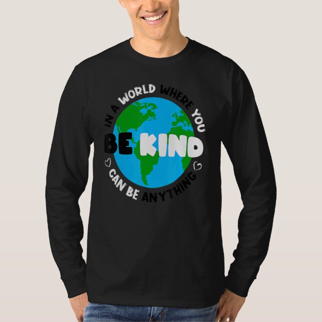 T-shirt Unity Day Anti Bullying Orange  Anti Bully Be Kind (Devant)
