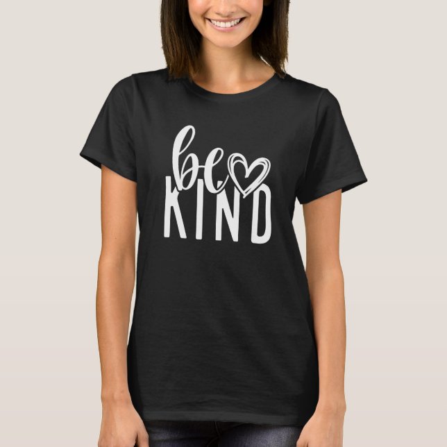 T-shirt Unity Day Orange Heart Be Kind Anti Bullying (Devant)