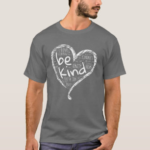 T-shirt Unity Day Orange Heart Be Kind Anti Bullying Gift