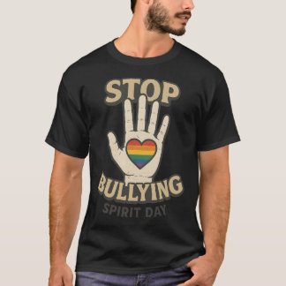 T-shirt Unity Day Purple Anti Bullying Stop Bullying Spiri