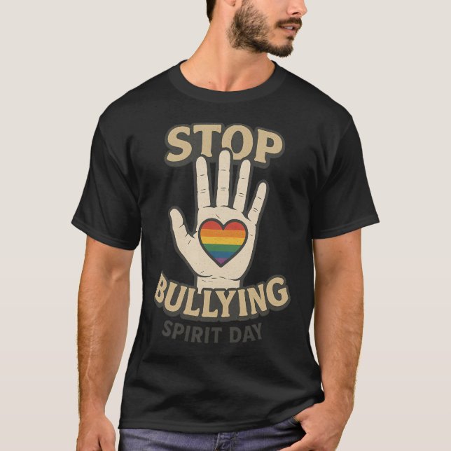 T-shirt Unity Day Purple Anti Bullying Stop Bullying Spiri (Devant)