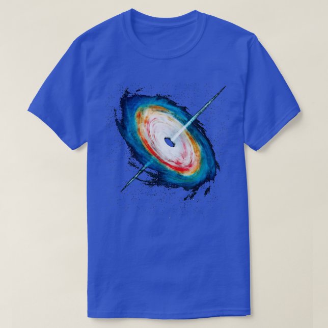 T-shirt Univers astrophysicien du trou noir de l'espace (Design devant)