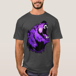 T-shirt Univers avec un ours dangereux 1980