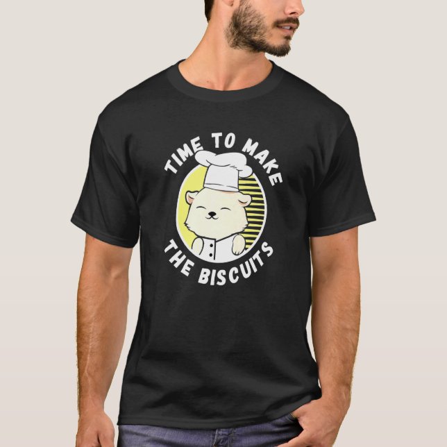 T-shirt Univers de chats mignons pour faire des biscuits C (Devant)