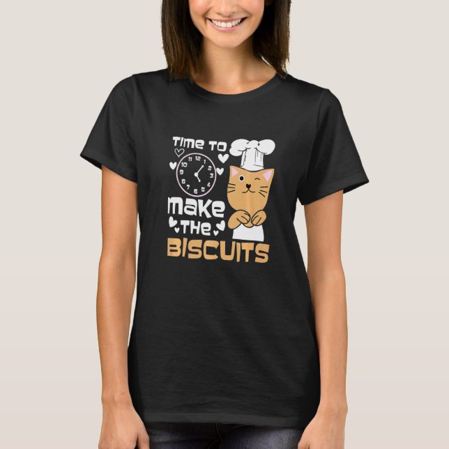 T-shirt Univers de chats mignons pour faire les biscuits (Devant)