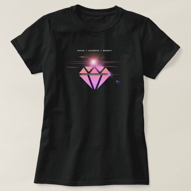 T-shirt Univers de la collection Hip hop "Diamond Ladies" (Design devant)