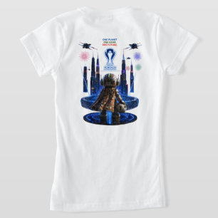 T-Shirt Univers des créatures d'IA Coupe du monde de la
