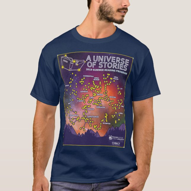 T-shirt Univers du style des hommes des histoires T (Devant)