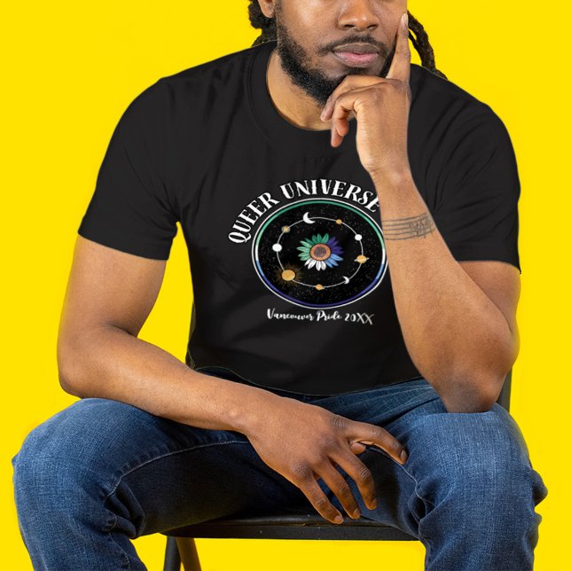 T-shirt Univers LGBTQ Queer, Drapeau gay Tournesol (Créateur téléchargé)