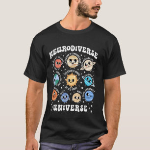 T-shirt Univers neurodivergent Autisme TDAH Garçon Fille E