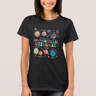 T-shirt Univers neurodiversifié espace planète sensibilisa