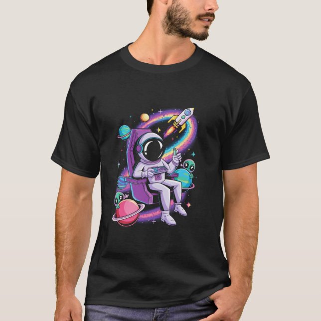 T-shirt Univers Sci fi Stars Cosmos Cosmos Enthousiaste (Devant)