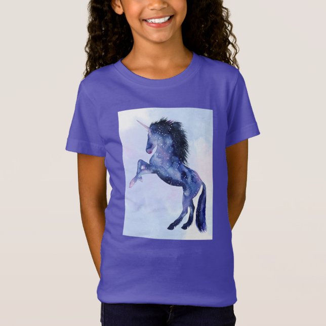 T-Shirt Univers Unicorne - Cosmique (Devant)