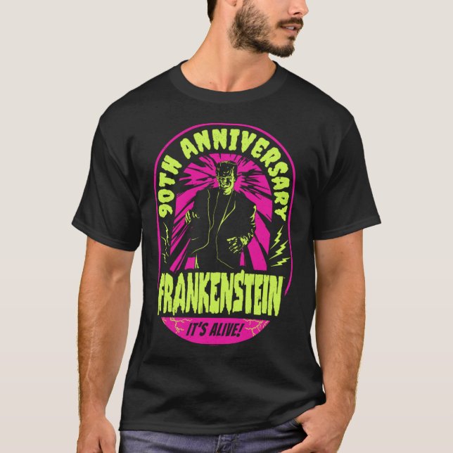 T-shirt Universal Monsters Artist Series Frankenstein Stam (Devant)