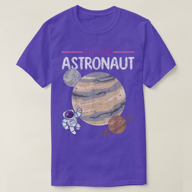 T-shirt Universe Outer Space Science Planets Galaxy Future (Design devant)