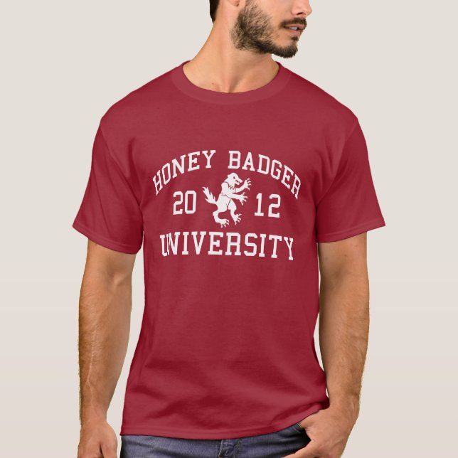 T-shirt Université 2012 de blaireau de miel (Devant)