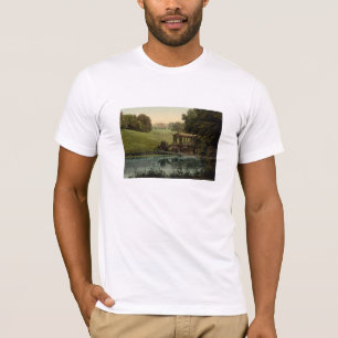 T-shirt Université antérieure de parc avec le pont de