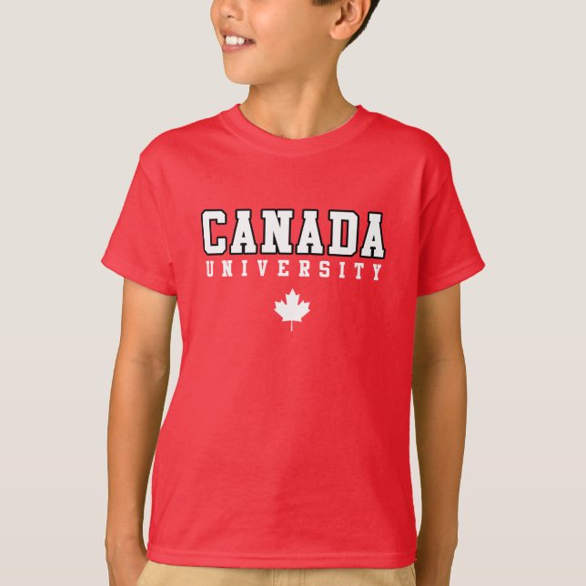 T-shirt Université Canada (Devant)