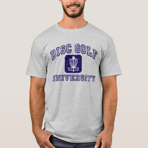 T-shirt Université de golf de disque