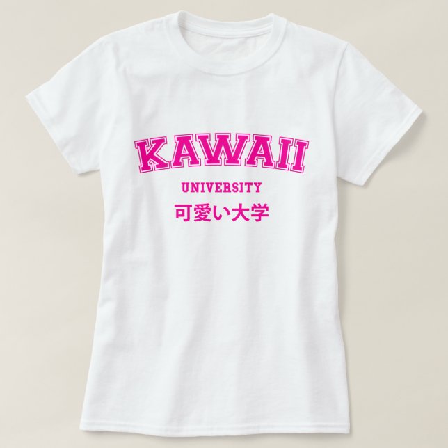 T-SHIRT UNIVERSITÉ DE KAWAII (Design devant)