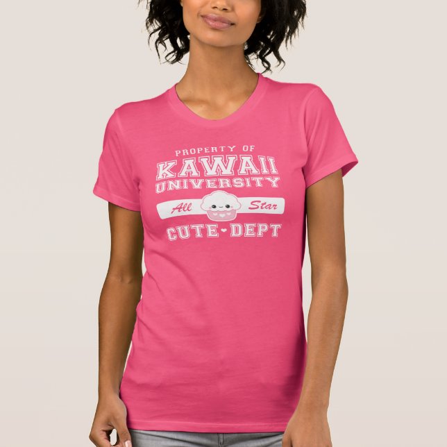 T-shirt Université de Kawaii Département de la coute (Devant)