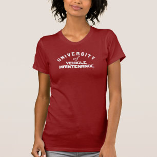 T-shirt Université de l'entretien des véhicules Graphique