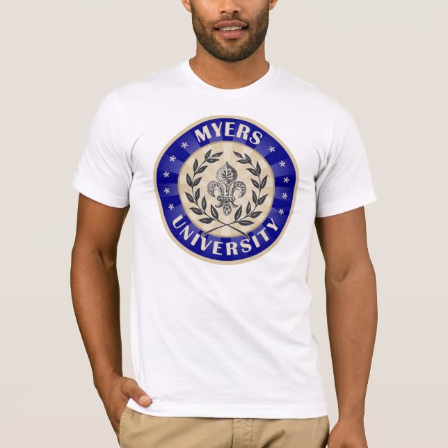 T-shirt Université de Myers ronde (Devant)
