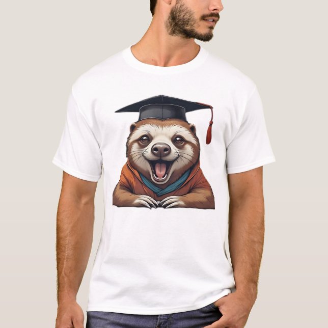 T-shirt Université de procrastination - Classe de membre o (Devant)